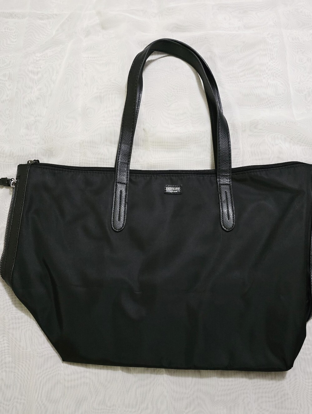 Botkier Black Fabric Tote Bag Purse